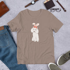 Standard Poodle Easter Bunny Unisex t-shirt gift for Easter Poodle Dog Lover