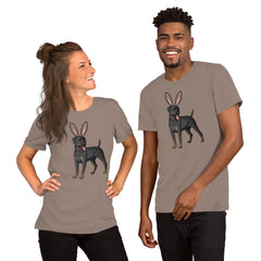 Rottweiler Happy Easter Bunny Unisex t-shirt gift for Easter Rottie Dog Lover