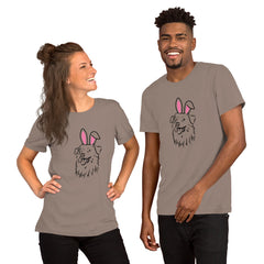 Australian Sheppard Easter Bunny Unisex t-shirt gift for aussi sheppard dog lover