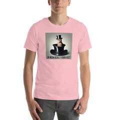 Meow-gic Funny Magic Cat in a Hat Unisex t-shirt