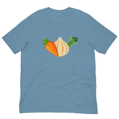 Mirepoix Carrots Onions Celery Unisex t-shirt Gift for Someone who loves to cook