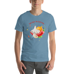 Funny T-Shirt Chili Crisp on Everything Chilis Garlic Unisex t-shirt