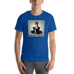 Meow-gic Funny Magic Cat in a Hat Unisex t-shirt