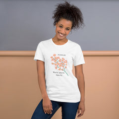 Victorian Flower Language Alyssum Worth Above Beauty Unisex t-shirt