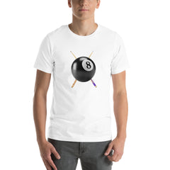 8 Ball Billiards Pool Player Unisex t-shirt gift for Pool Player pool cues