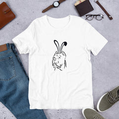 Cane Corso Outline Happy Easter Bunny Unisex T-shirt gift for Cane Corso Dog Owner Lover