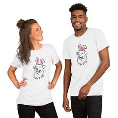 Australian Sheppard Easter Bunny Unisex t-shirt gift for aussi sheppard dog lover