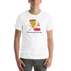 Funny Karate Pizza Unisex t-shirt gift for someone who loves martial arts pizza