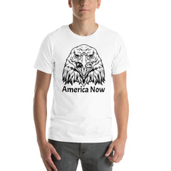 America Now Screaming Eagle Short Sleeve Crew Neck Unisex t-shirt Independance Day 4th of July