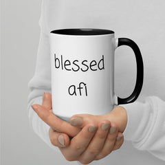 Blessed Afi Mug with Color Inside gift for afi