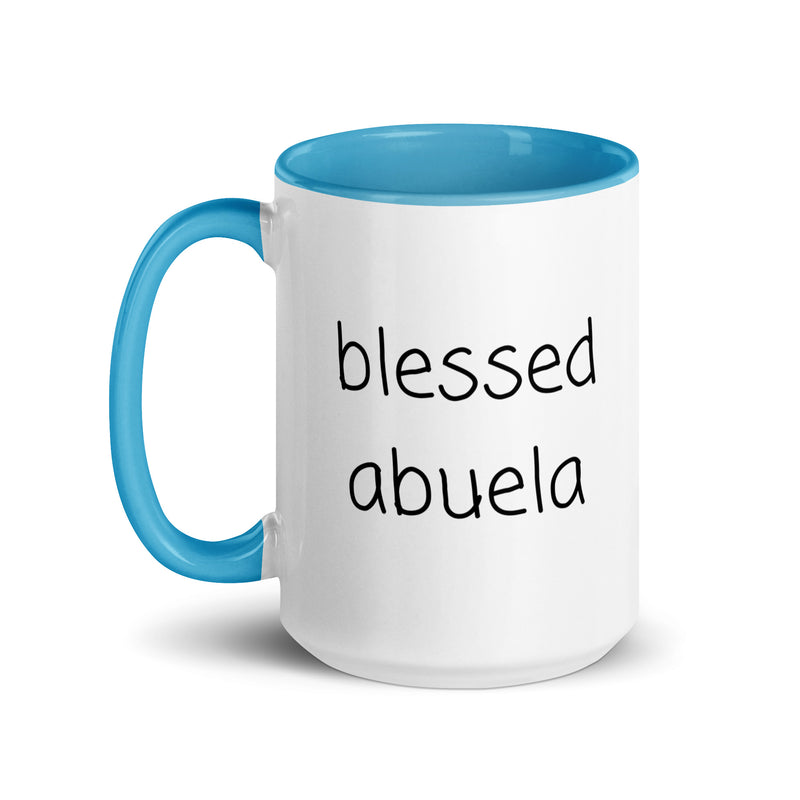 Blessed Abuela Mug with Color Inside gift for abeula Mug with Color Inside