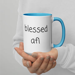 Blessed Afi Mug with Color Inside gift for afi