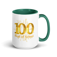 100 Days of School Ceramic Coffee Mug 15oz gift for Teacher Teachers