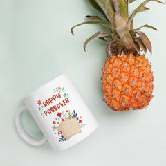 Happy Passover Ceramic White glossy mug gift for Jewish Passover