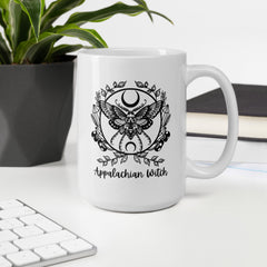 Appalachian Witch White Ceramic glossy mug