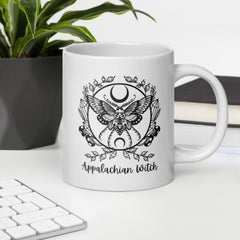 Appalachian Witch White Ceramic glossy mug