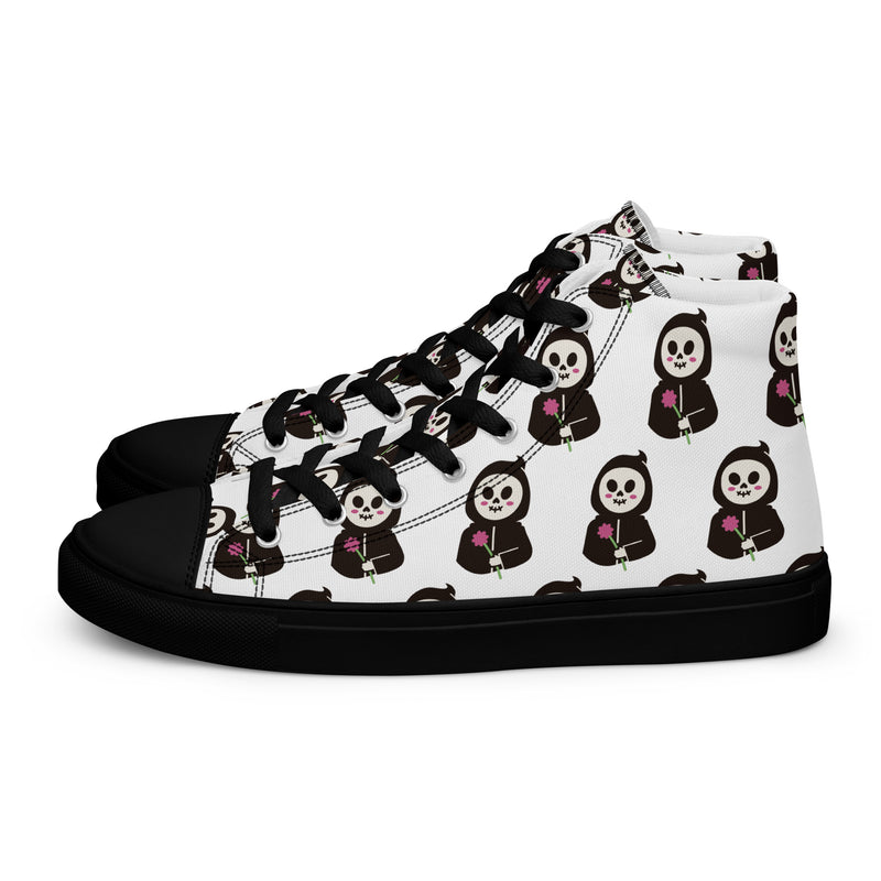 Halloween Ghost Face Women's High-Topped Shoes Sneakers