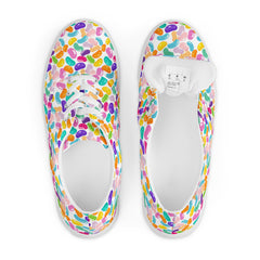 JellyBean All Over Print Women’s lace-up canvas shoes