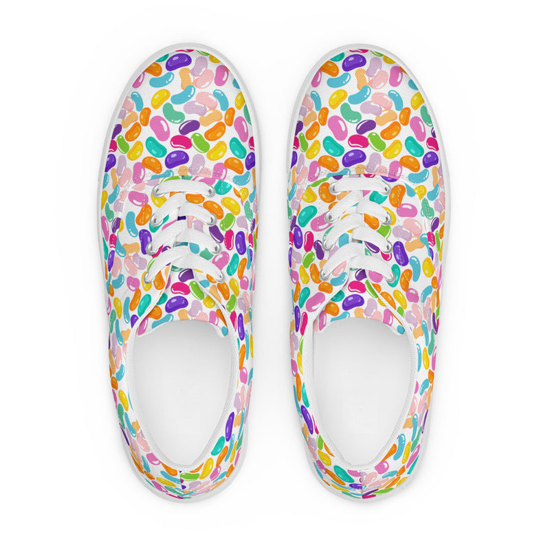 JellyBean All Over Print Women’s lace-up canvas shoes