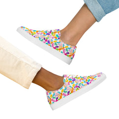 JellyBean All Over Print Women’s lace-up canvas shoes