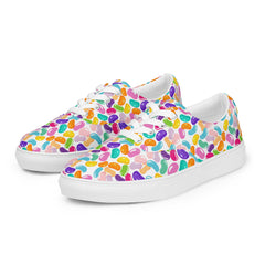 JellyBean All Over Print Women’s lace-up canvas shoes