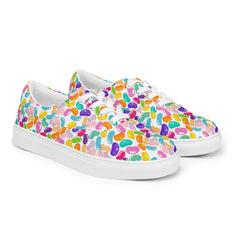 JellyBean All Over Print Women’s lace-up canvas shoes