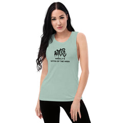 Witch Weekly's Witch of the Week Ladies’ Sleeveless Scoop Neck Muscle Tank Top