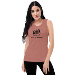 Witch Weekly's Witch of the Week Ladies’ Sleeveless Scoop Neck Muscle Tank Top