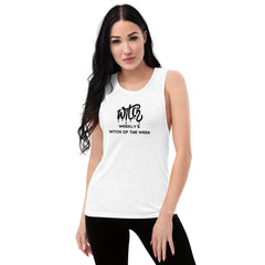 Witch Weekly's Witch of the Week Ladies’ Sleeveless Scoop Neck Muscle Tank Top