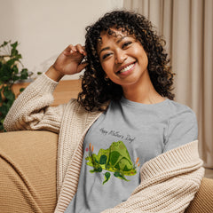 Hoppy Mother's Day Frog and Tadpole Women's Relaxed T-Shirt Happy Mother's Day gift for Mothers Day