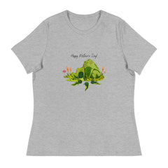 Hoppy Mother's Day Frog and Tadpole Women's Relaxed T-Shirt Happy Mother's Day gift for Mothers Day