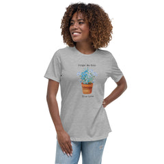 Victorian Flower Language Forget-Me-Not True Love Women's Relaxed T-Shirt