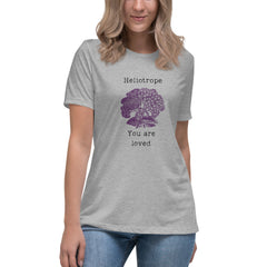 Victorian Language Heliotrope You are Loved Unisex t-shirt