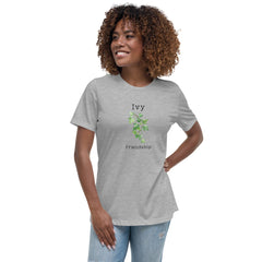 Victorian Flower Language Ivy Friendship Women's Relaxed T-Shirt gift for friend BFF