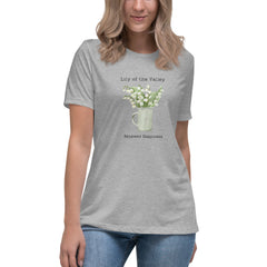 Victorian Flower Language Lily of the Valley Renewed Happiness Women's Relaxed T-Shirt