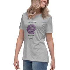 Victorian Language Heliotrope You are Loved Unisex t-shirt