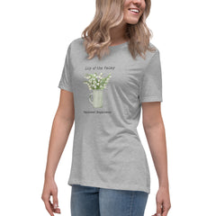 Victorian Flower Language Lily of the Valley Renewed Happiness Women's Relaxed T-Shirt