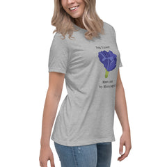 Victorian Flower Language Pea Flower Meet me by Moonlight Women's Relaxed T-Shirt