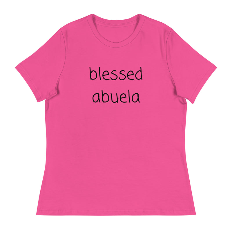 Blessed Abuela Women's Relaxed T-Shirt gift for abeula