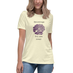 Victorian Language Heliotrope You are Loved Unisex t-shirt