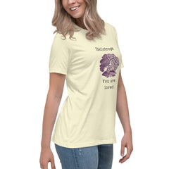 Victorian Language Heliotrope You are Loved Unisex t-shirt