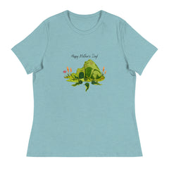 Hoppy Mother's Day Frog and Tadpole Women's Relaxed T-Shirt Happy Mother's Day gift for Mothers Day