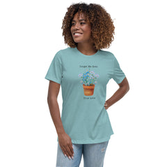 Victorian Flower Language Forget-Me-Not True Love Women's Relaxed T-Shirt