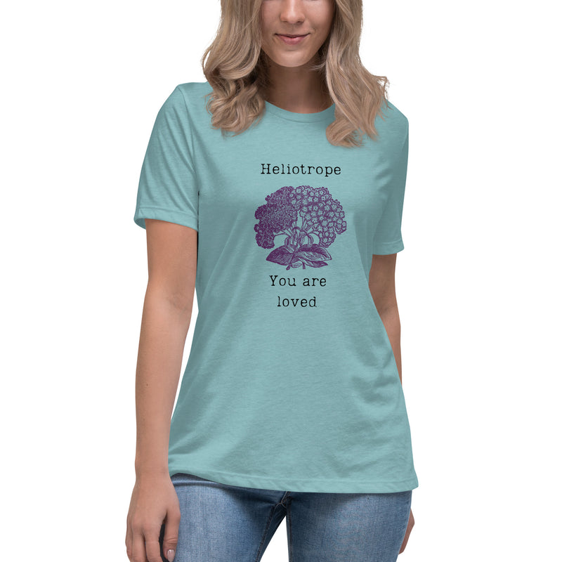 Victorian Language Heliotrope You are Loved Unisex t-shirt