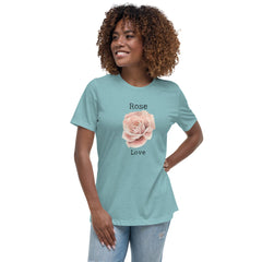 Victorian Flower Language Rose Love Women's Relaxed T-Shirt gift for someone you love