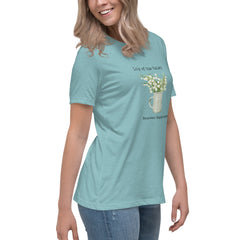 Victorian Flower Language Lily of the Valley Renewed Happiness Women's Relaxed T-Shirt