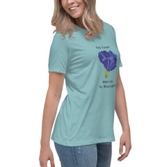 Victorian Flower Language Pea Flower Meet me by Moonlight Women's Relaxed T-Shirt