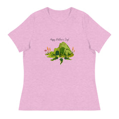 Hoppy Mother's Day Frog and Tadpole Women's Relaxed T-Shirt Happy Mother's Day gift for Mothers Day