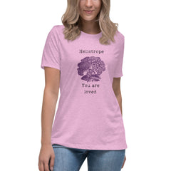 Victorian Language Heliotrope You are Loved Unisex t-shirt