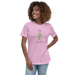 Victorian Flower Language Ivy Friendship Women's Relaxed T-Shirt gift for friend BFF